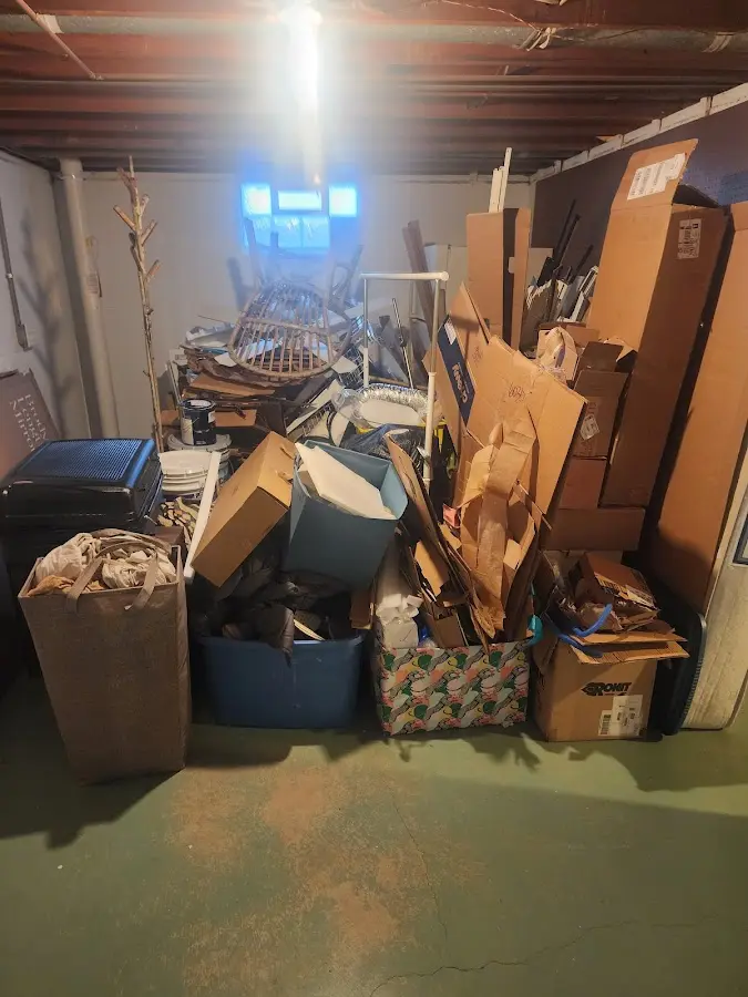 Roll-off dumpster container at job site for Construction Dumpster Rental in Piedmont